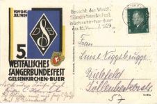 Gelsenkirchen-Buer - 5. Westfälisches Sängerbundfest 1929