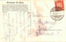 Walporzheim - Gasthaus St. Peter - Hohenzollernlaube