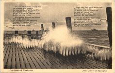 Nordseebad Cuxhaven - Alte Liebe bei Springflut