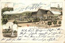 Gruss aus Borgholzhausen - Restaurant Overbeck - Litho