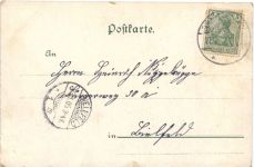 Gruss aus Borgholzhausen - Restaurant Overbeck - Litho