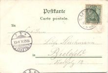 Gruss aus Bd Levern in Westfalen - Litho - Stemwede