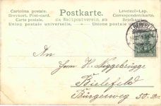 Jahreszahl 1902 - Prägekarte