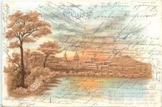 Gruss aus - Prägekarte