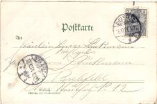 Gruss aus - Prägekarte