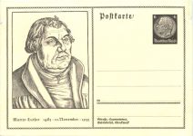 Martin Luther - Ganzsache