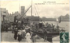 Saint Malo - Le Vera arrivant de Southampton