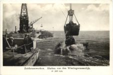 Zuiderzeewerken - Sluiten von den Wieringermeerdijk