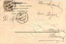 Stans - Gruss aus der Schweiz - Prägekarte