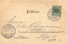 Gruss aus Saarburg - Bahnhofshalle