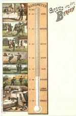 Gruss aus den Bergen - Litho