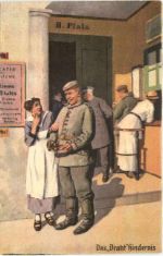 Das Draht hindernis - Feldpost