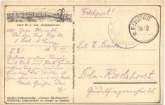 Das Draht hindernis - Feldpost