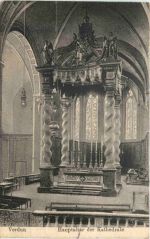 Verdun - Hauptaltar der Kathedrale - Feldpost