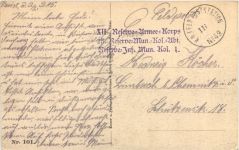 WW1 Donchery - Feldpost