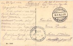 Cernay les Reims - Feldpost