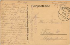 Lille - Rue de Bethune nach der Beschiessung - Feldpost