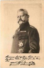 von Hindenburg - Feldmarschall