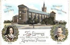 Königsberg - 200jährige Bestehen von Preussen - Privatganzsache - Litho