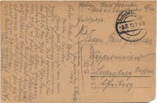 Kowel - Haus mit Überhaus - Feldpost