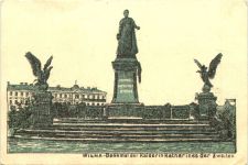 Wilna - Denkmal der Kaiserin Katharinas der Zweiten