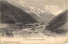 Argentiere et le Mont Blanc