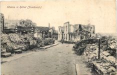Strasse in Rethel - Feldpost