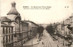 Nimes - Le Boulevard Victor Hugo