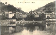 Dinant - Abattoir et la Meuse