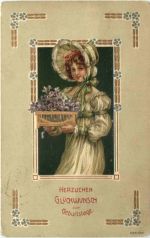 Geburtstag - Prägekarte