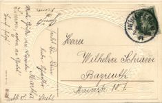 Geburtstag - Prägekarte