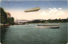 Spandau - Eiswerderbrücke mit Zeppelin