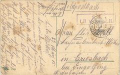 WW1 Frohe Ostern - Feldpost