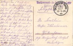 WW1 - Lieber Gott - Feldpost