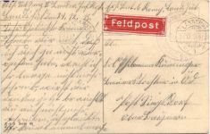 WW1 - Heil und Segen im neuen Jahr - Feldpost