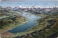 Der Zürichsee und Umgebung