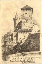Gruss aus Nürnberg Fünfeckiger Thurm