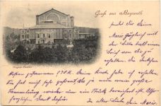 Gruss aus Bayreuth Wagner-Theaters