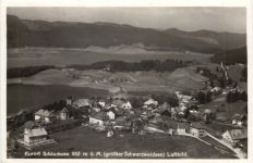 Kurort Schluchsee 952 m ü. M. (größter Schwarzwaldsee) Luftbild