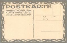 RHEINTHORTURM KONSTANZ ORIG.E.SCHLATTERISCHE