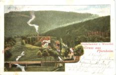 Kupferhammer u. Würmthal. Gruss aus Pforzheim Lito