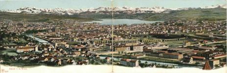 Zürich - Klappkarte