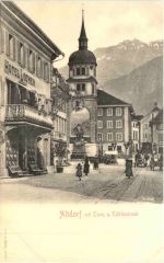 Altdorf mit Thurm und Telldenkmal