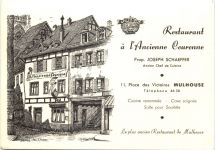 Mulhouse - Restaurant a l Ancienne Couronne