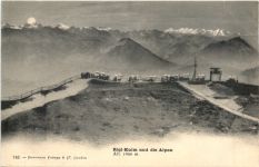 Rigi-Kulm und die Alpen
