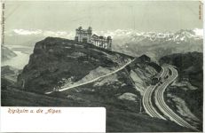 Rigikulm und die Alpen