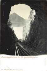 Tunnelausblick von der St. Beatenbergbahn