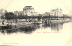 Zürich - Stadttheater und Utoschloss