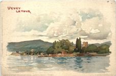 Vevey La tour - Litho