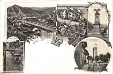 Gruss aus Bad Ems - Litho
